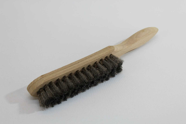 Drahtbürste 4-reihig, 29 cm, Edelstahldraht gewellt